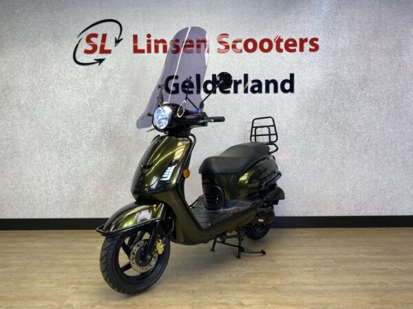 Sym Fiddle II 25 km/h Groen Metallic 2019 - Afbeelding 2