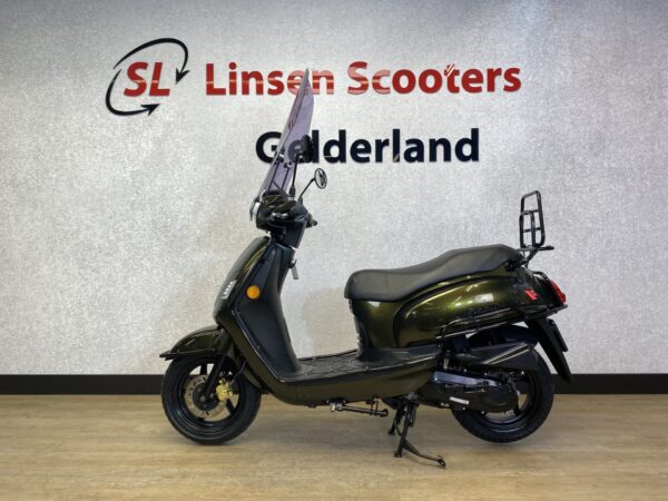 Sym Fiddle II 25 km/h Groen Metallic 2019 - Afbeelding 3