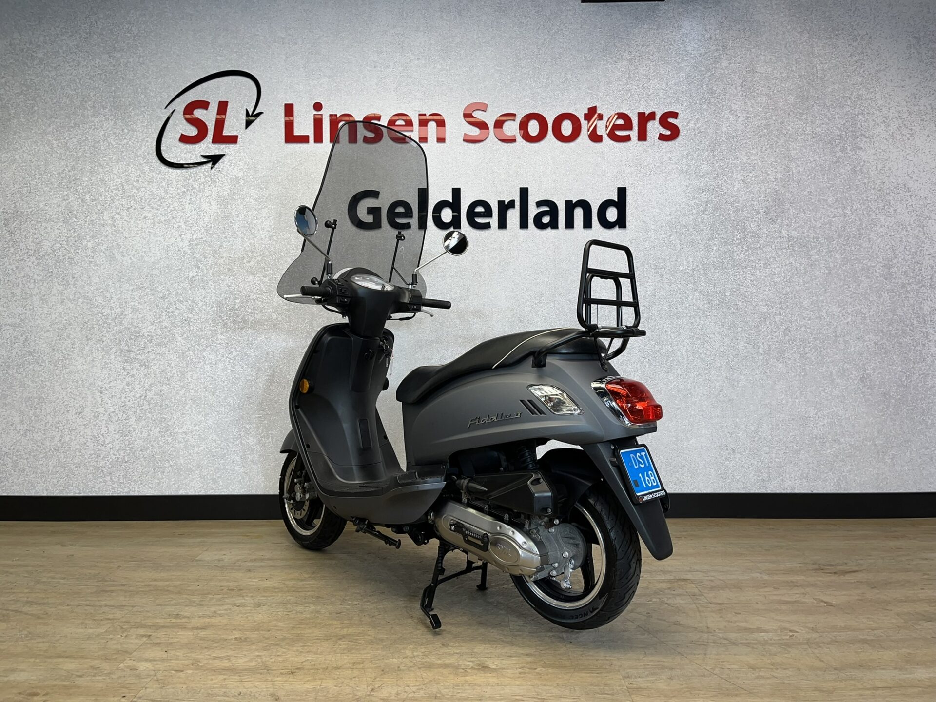 Sym Fiddle II 25 km/h Mat Grijs 2018 - Afbeelding 4