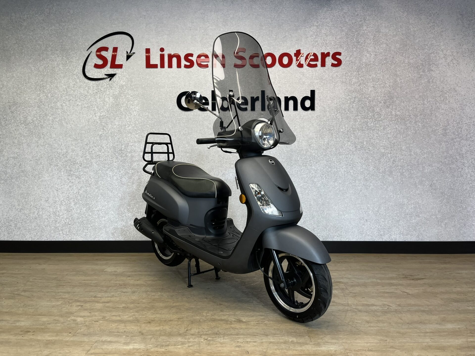 Sym Fiddle II 25 km/h Mat Grijs 2018
