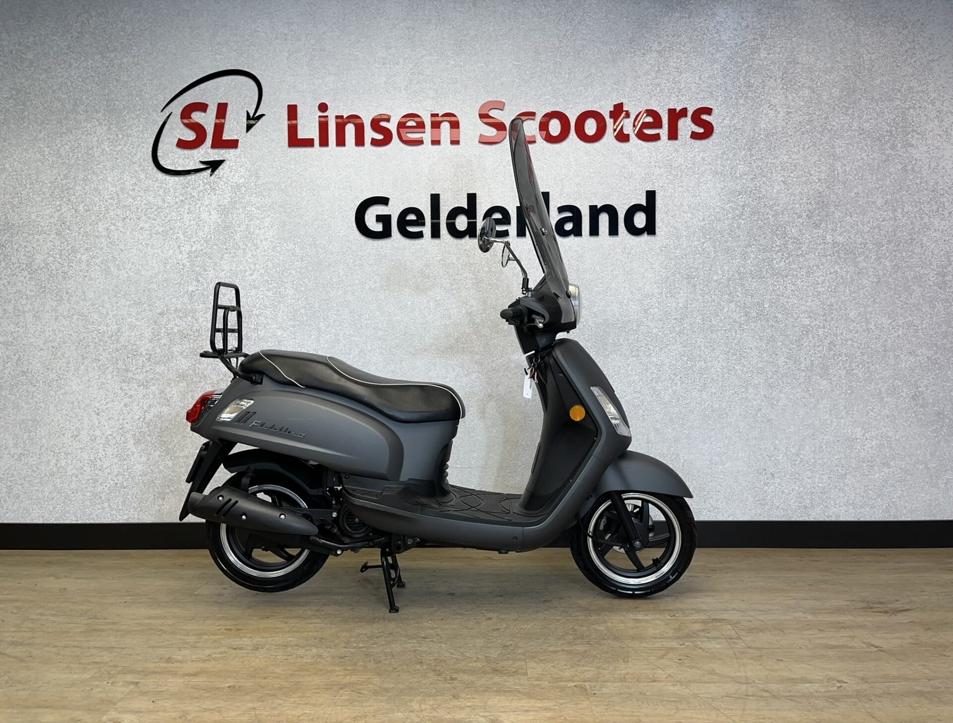 Sym Fiddle II 25 km/h Mat Grijs 2018 - Afbeelding 5