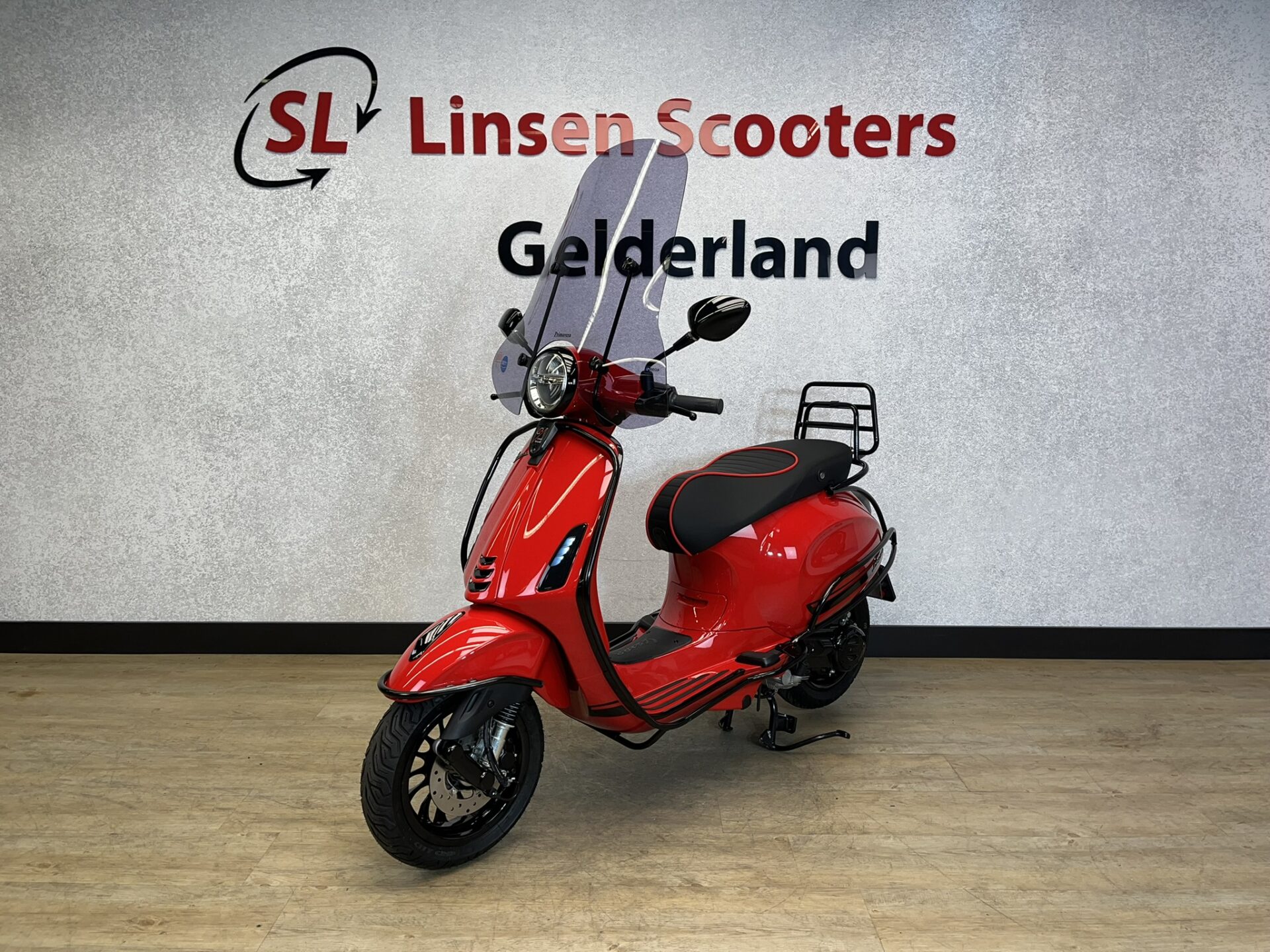 Vespa Primavera 45 km/h Rood 2026 NIEUW! - Afbeelding 2