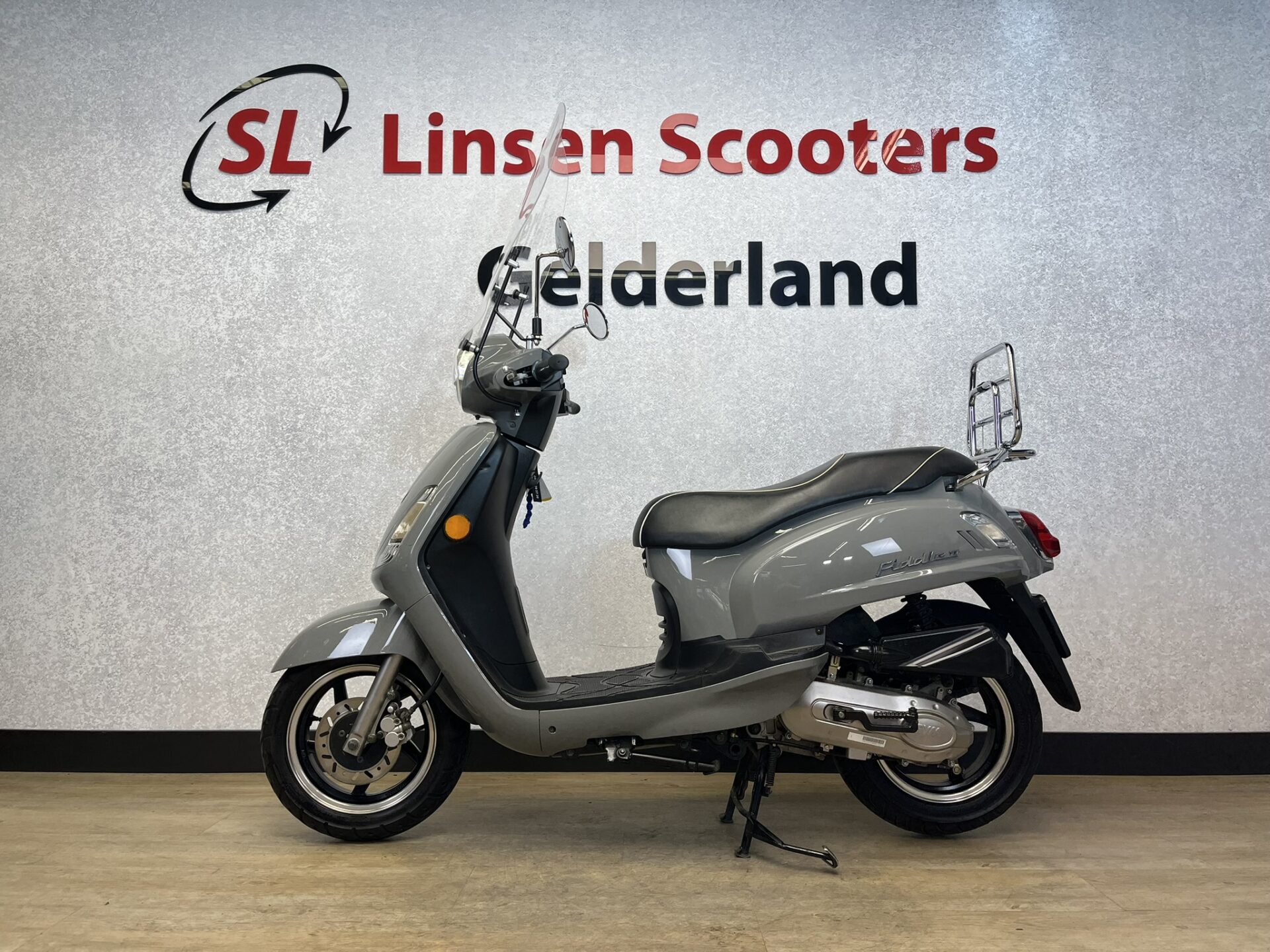 Sym Fiddle II 25 km/h Nardo Grey 2019 - Afbeelding 3