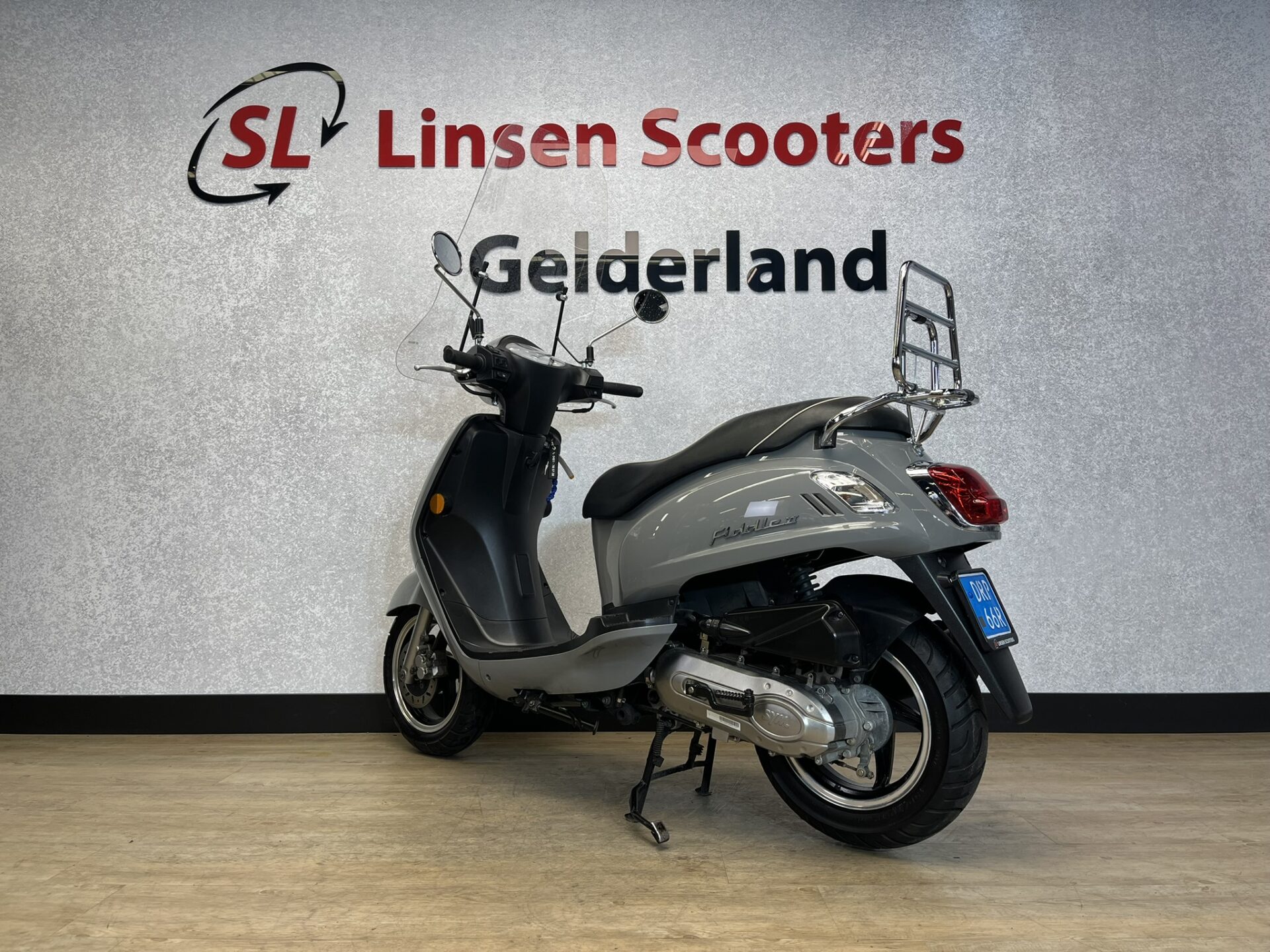 Sym Fiddle II 25 km/h Nardo Grey 2019 - Afbeelding 4