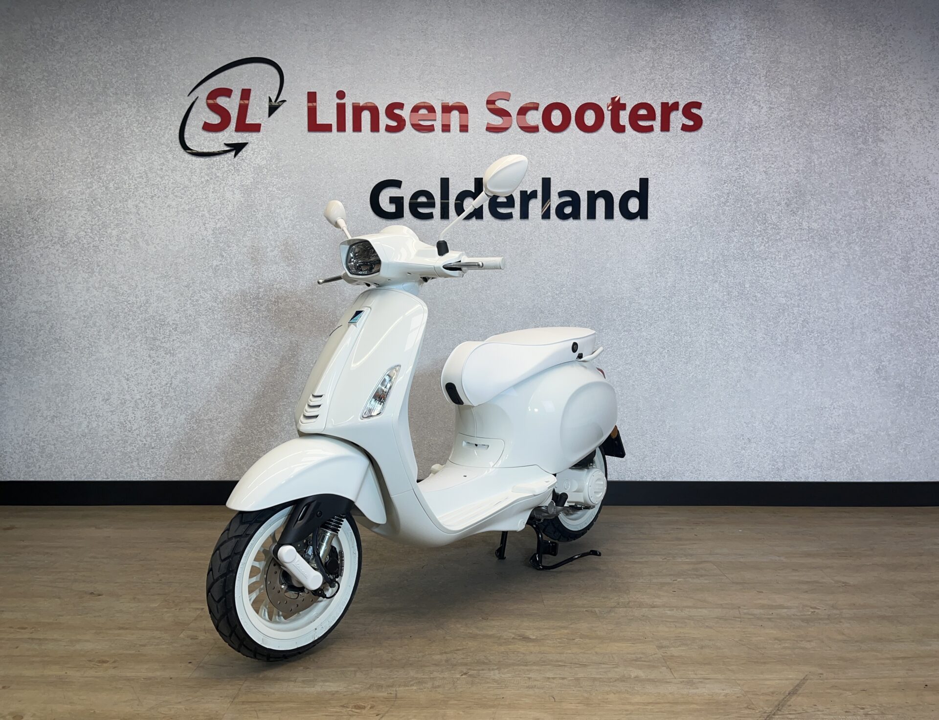 Vespa Sprint 45 km/h White Edition 2026 NIEUW! - Afbeelding 2