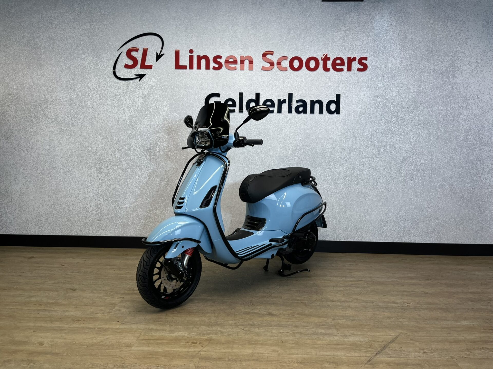 Vespa Sprint 45 km/h Custom Porsche Blue 2022 - Afbeelding 2