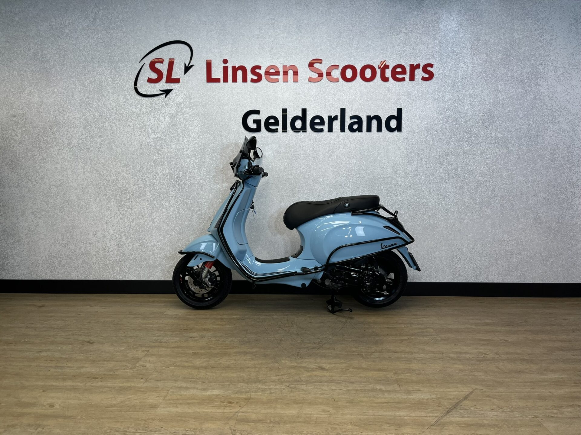 Vespa Sprint 45 km/h Custom Porsche Blue 2022 - Afbeelding 3