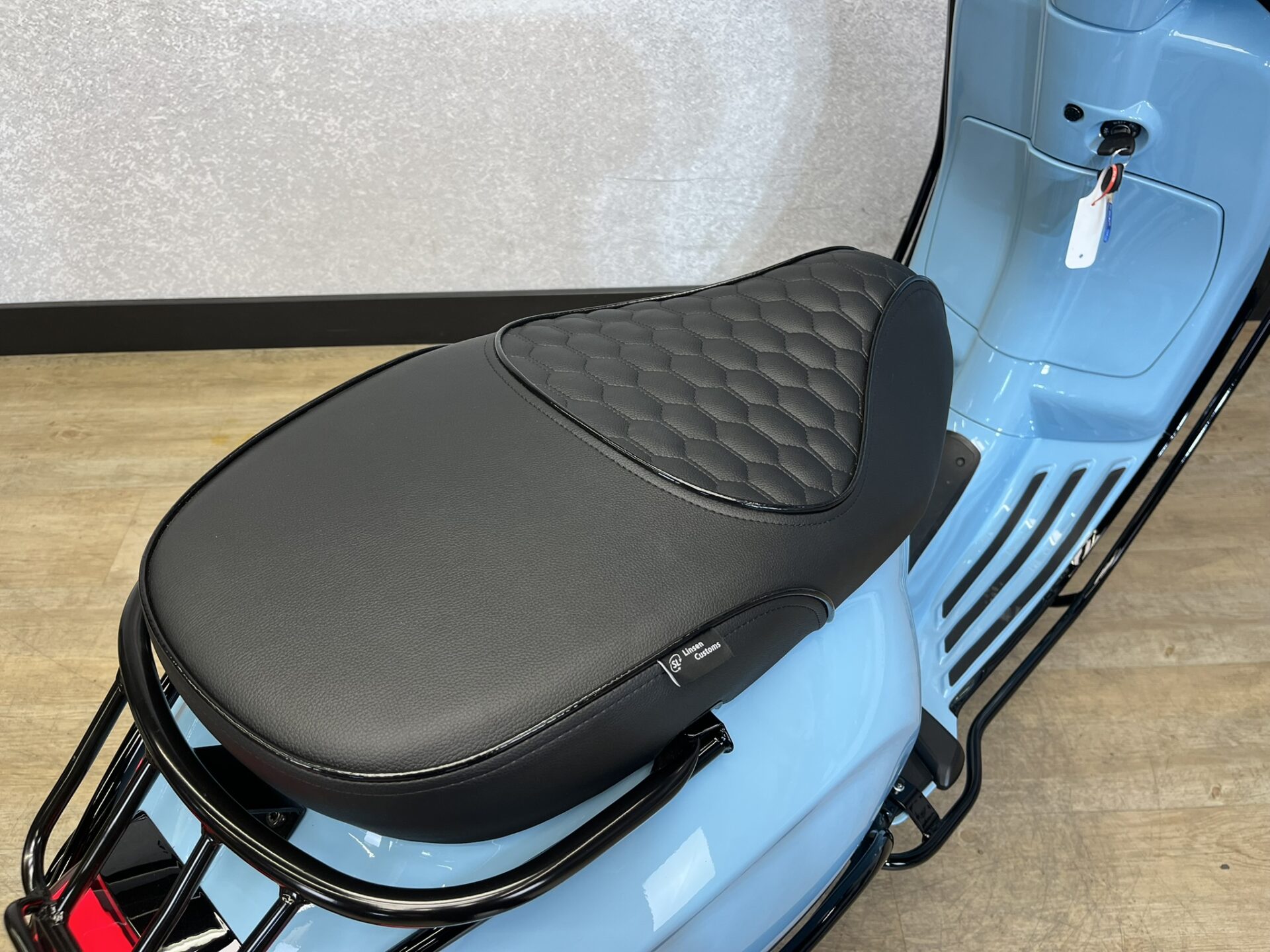 Vespa Sprint 45 km/h Custom Porsche Blue 2022 - Afbeelding 8