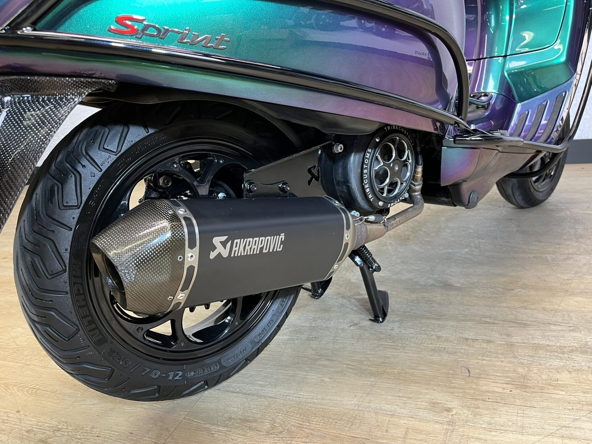 Vespa Sprint 45 km/h Custom Kameleon 2020 - Afbeelding 14